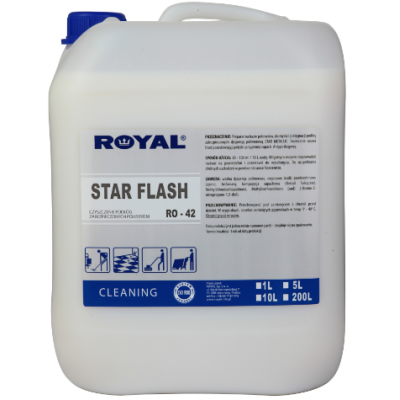 Płyn do mycia i konserwacji posadzek zabezpieczonych Star Flash 10 l
